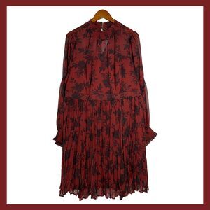 Torrid Red and Black Floral Dress